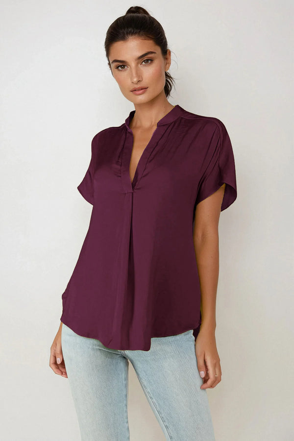 DROP SHOULDER BLOUSE