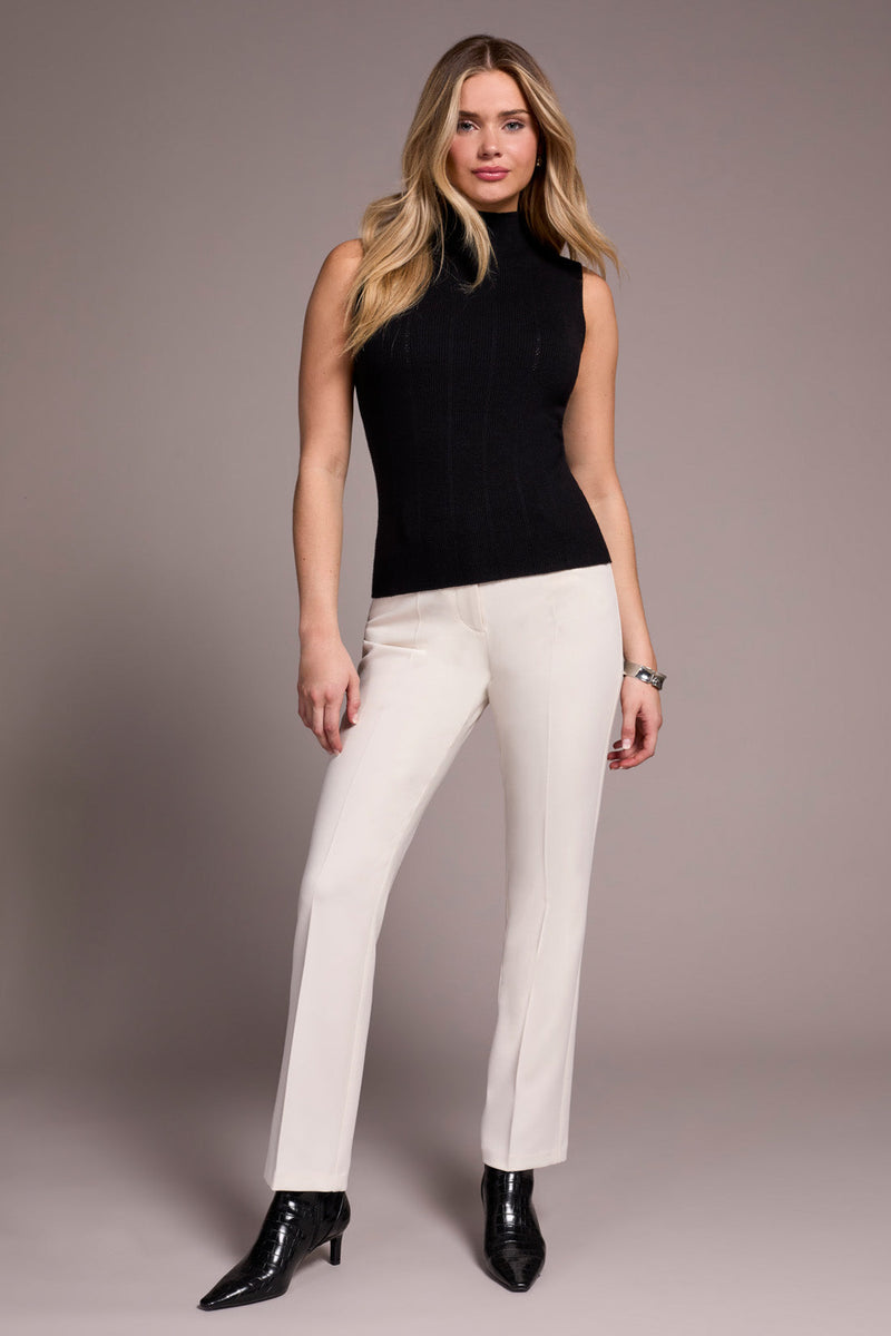 SLEEVELESS MOCK NECK TANK (available in 2 colors)