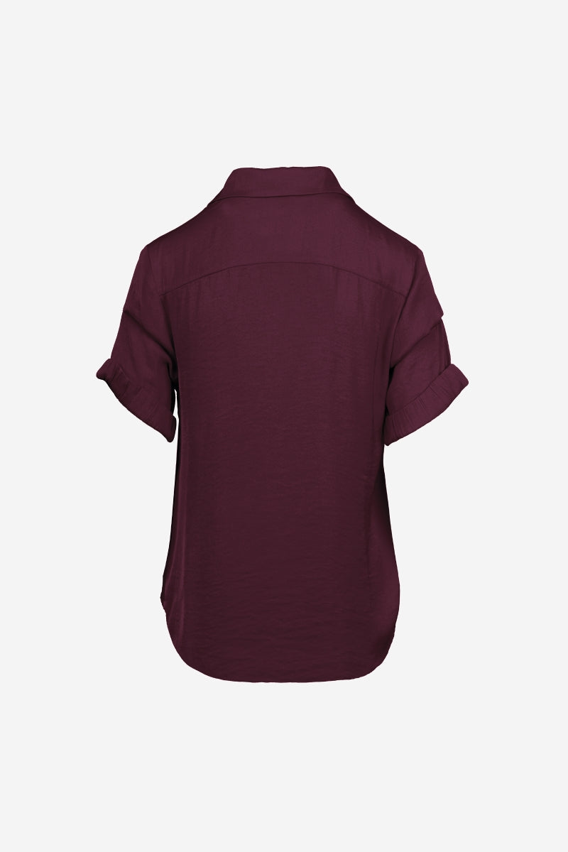 PIN TUCK SLEEVE BLOUSE