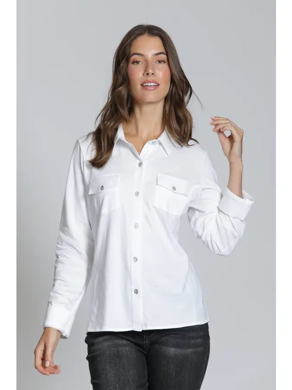 2POCKET BUTTON DOWN SHIRT