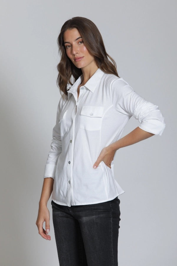2POCKET BUTTON DOWN SHIRT
