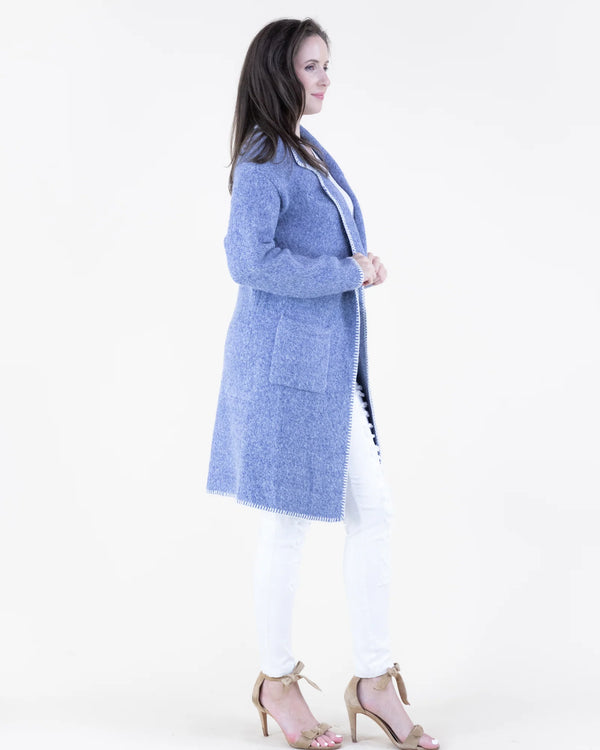 WHIP STITCH LONG CARDIGAN