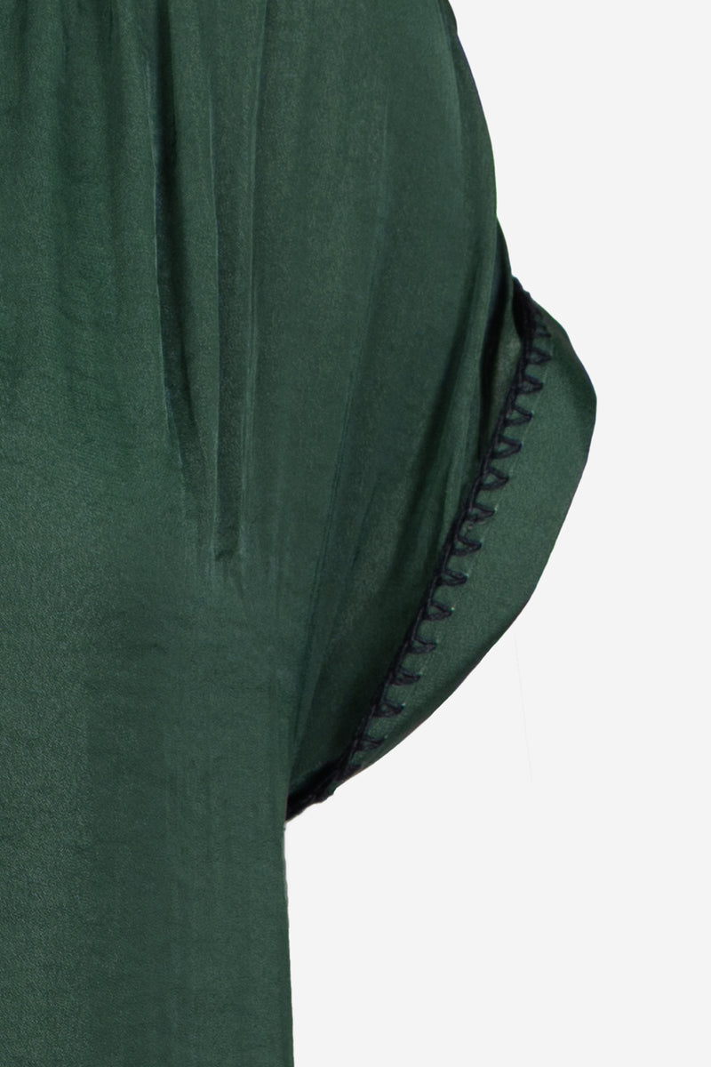 WHIPSTITCH SLEEVE BUTTON UP BLOUSE(available in 3colors)