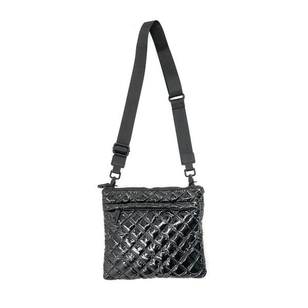 PATENT QUILTED BAG