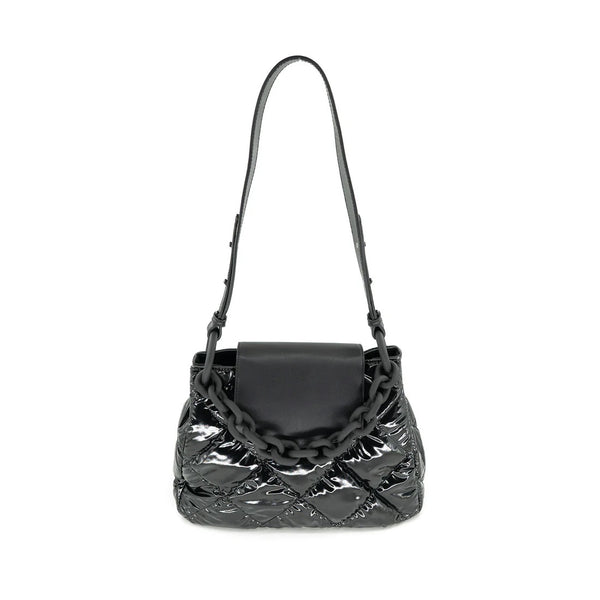 PATENT CHAIN STRAP BAG