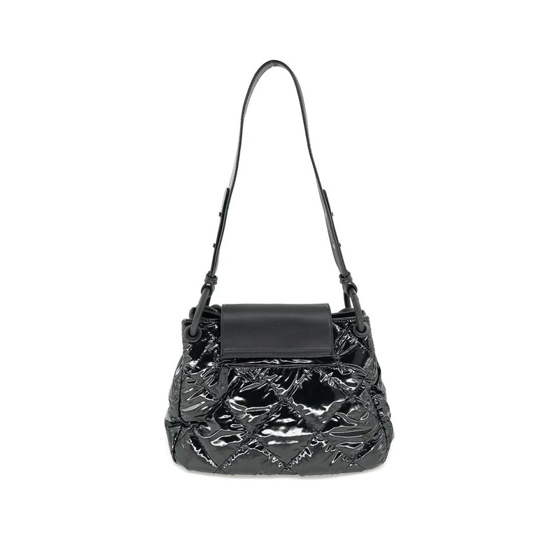 PATENT CHAIN STRAP BAG
