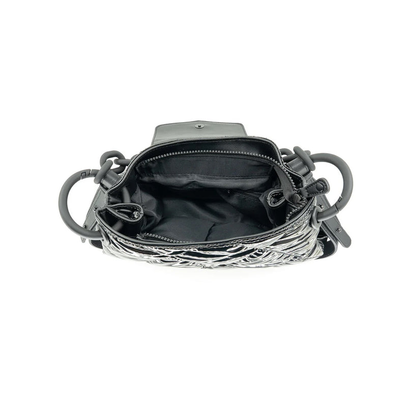 PATENT CHAIN STRAP BAG
