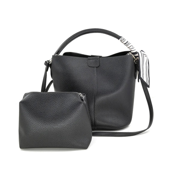 BUCKET TOTE WITH SASH
