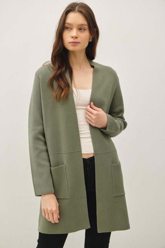 LONG CARDIGAN ( available in 2 colors)