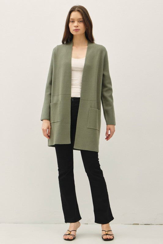 LONG CARDIGAN ( available in 2 colors)