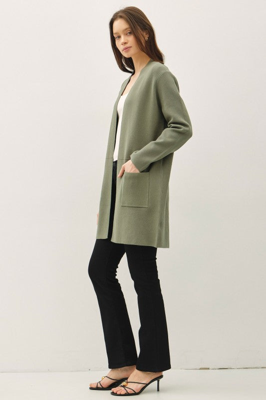 LONG CARDIGAN ( available in 2 colors)