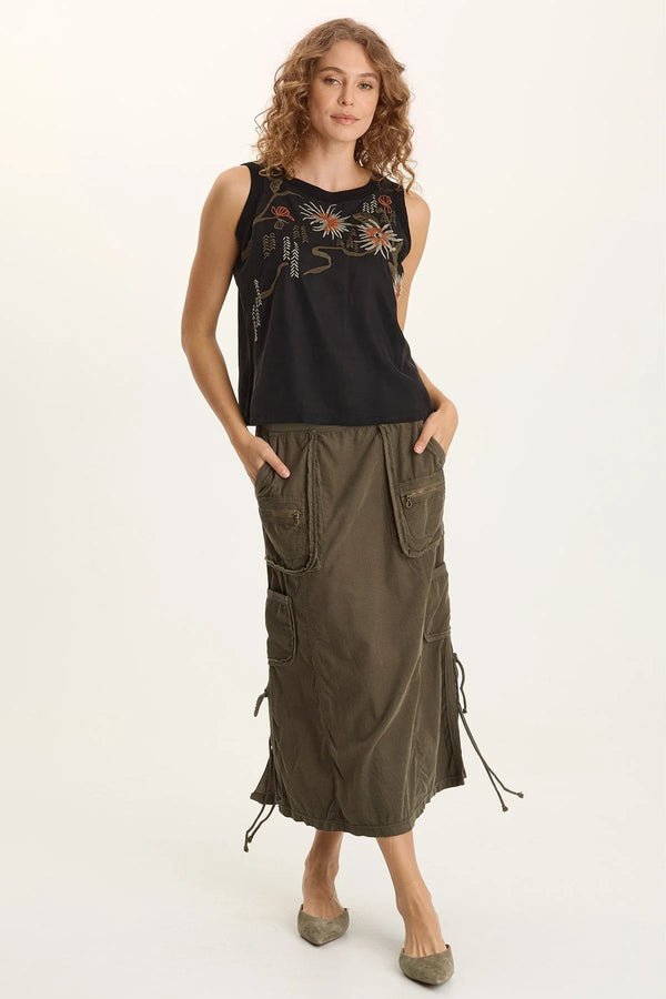 KATRINE EMBROIDERED TANK