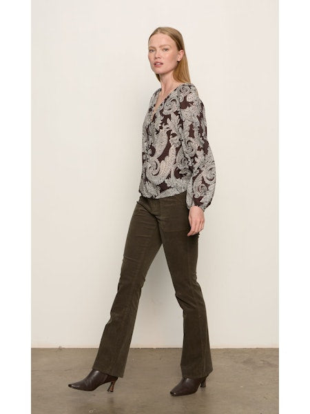 PAISLEY BLOUSON BLOUSE
