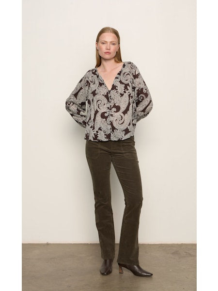 PAISLEY BLOUSON BLOUSE