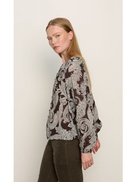 PAISLEY BLOUSON BLOUSE