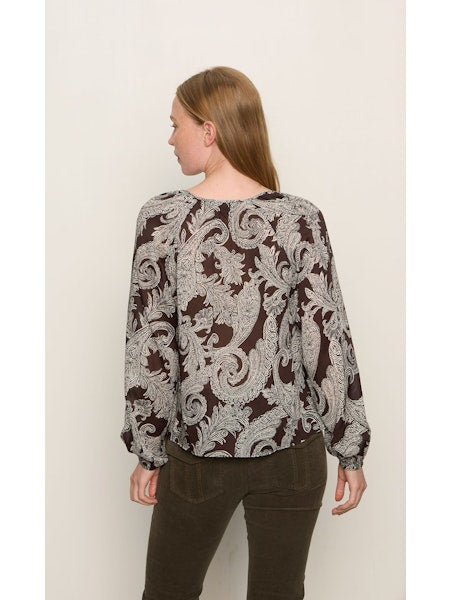 PAISLEY BLOUSON BLOUSE