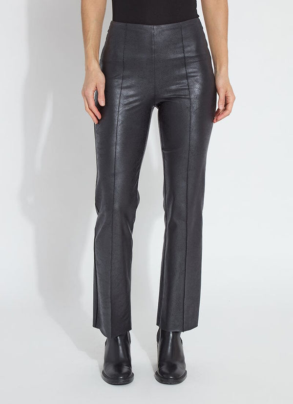 ELYSSE FOILED FAUX LEATHER PANT