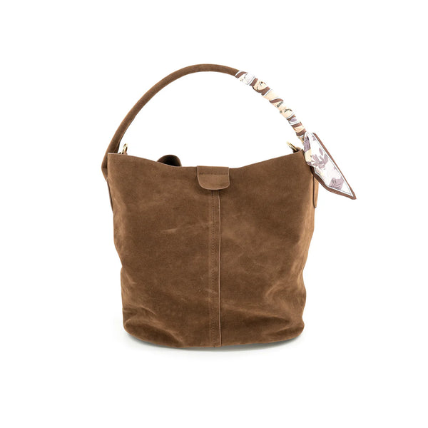 SUEDE BUCKET BAG ( available in 3 colors)