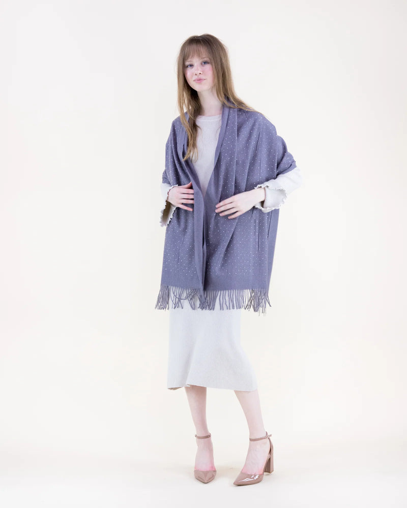 ELEGANT RHINESTONE SCARF (available in 2colors)