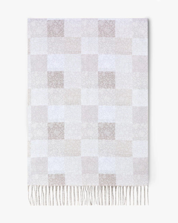 MONOCHROMATIC SQUARE SCARF (available in 2colors)