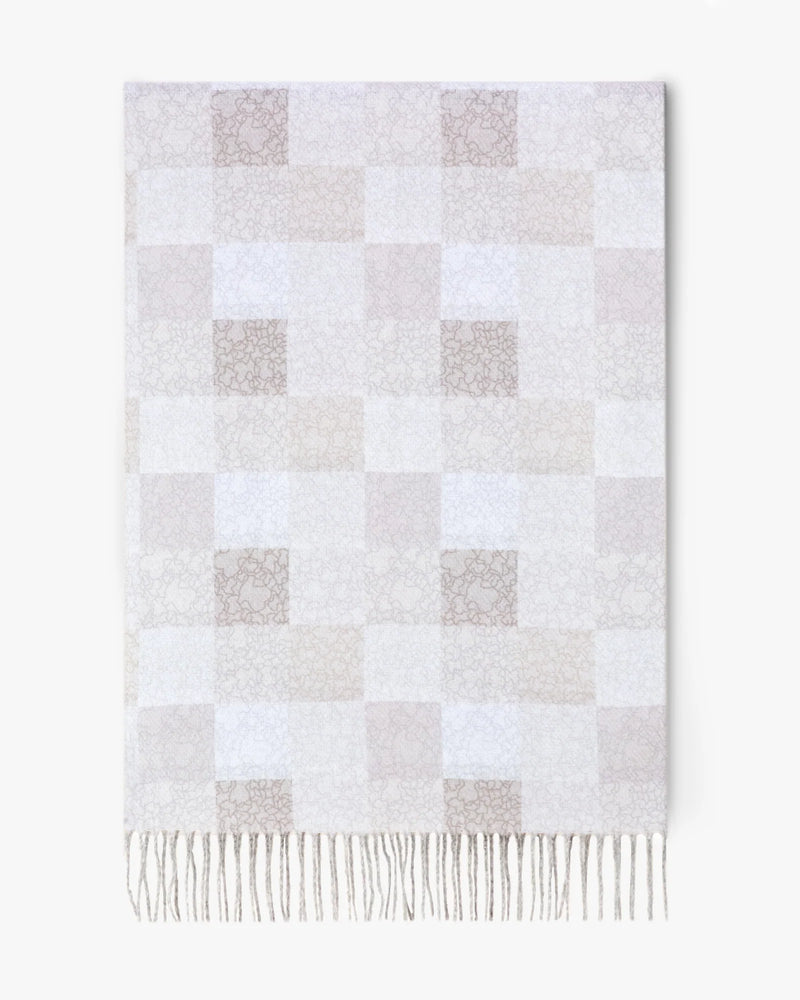 MONOCHROMATIC SQUARE SCARF (available in 2colors)