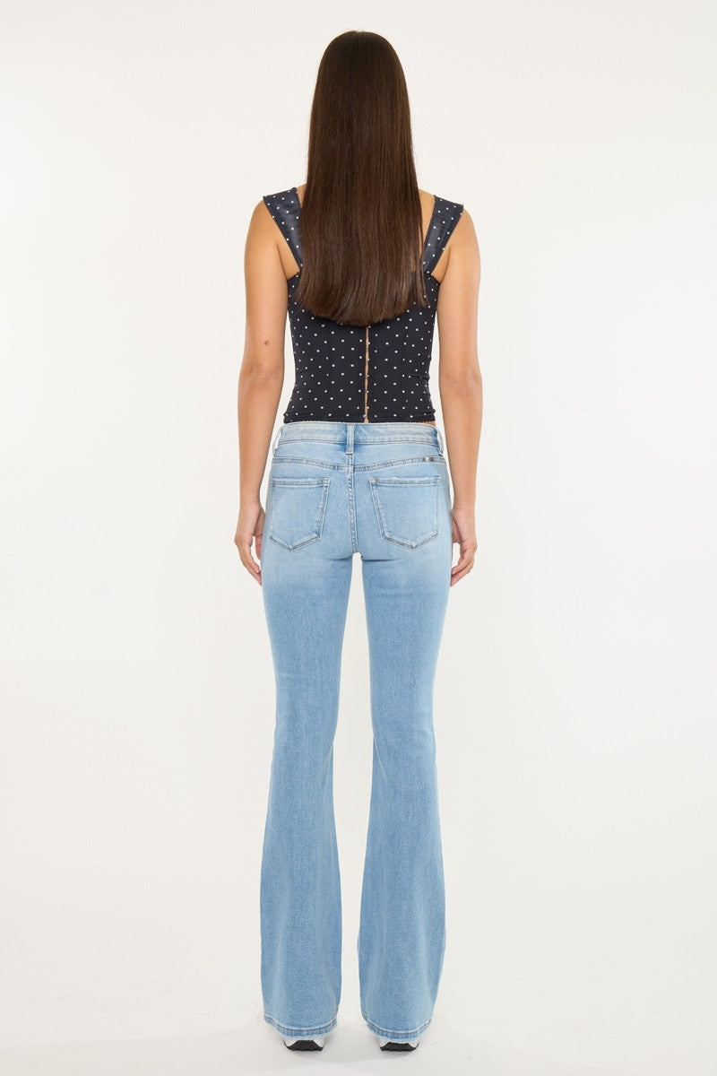 FLARE JEAN WITH STAR CLUSTER