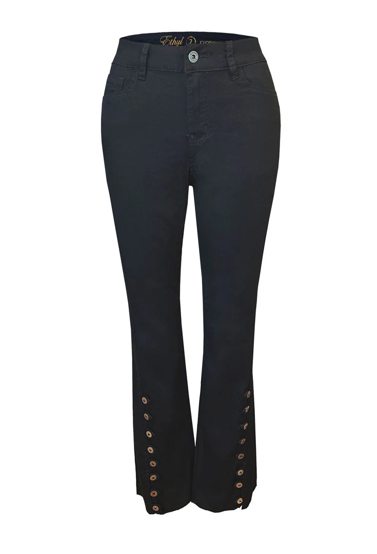PANT WITH FRONT BLACK BUTTONS