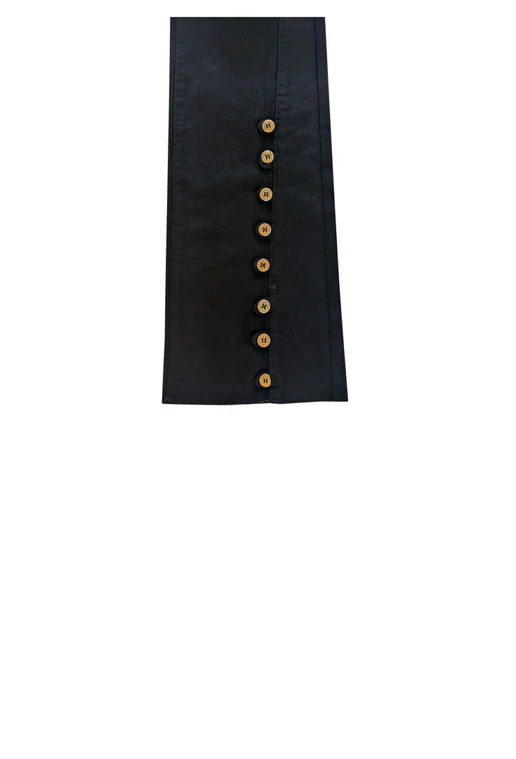 PANT WITH FRONT BLACK BUTTONS