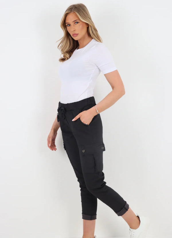 ITALIAN CARGO MAGIC PANT (AVAILABLE IN 3 COLORS)