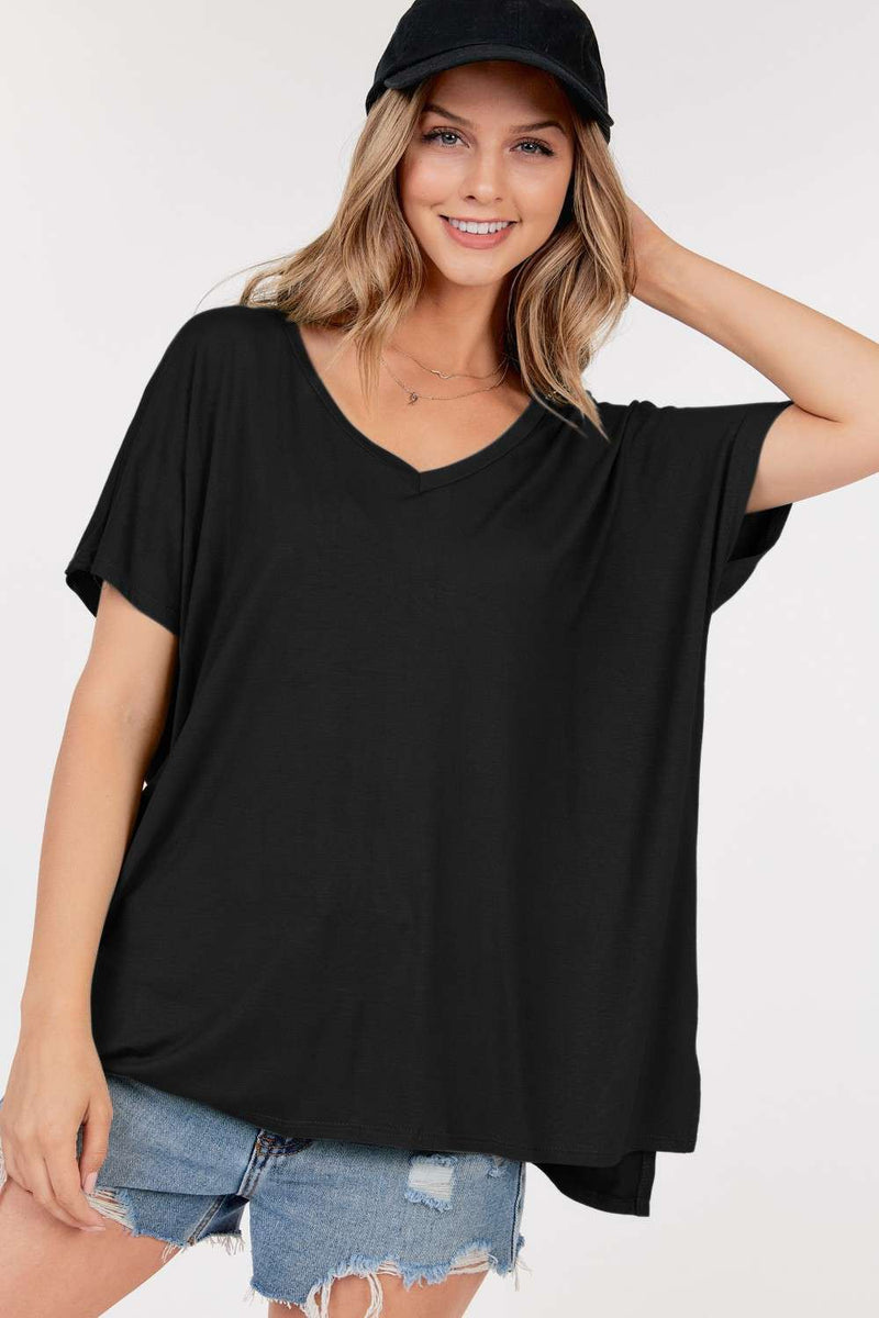 LEISURE V NECK TOP (available in more colors)