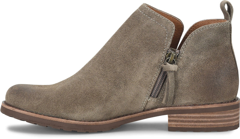 Suede bootie