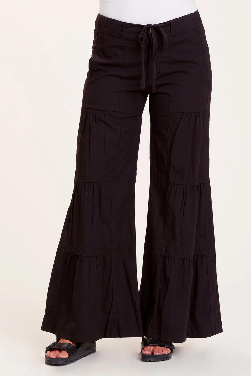 TERRACED WIDE LEG PANT