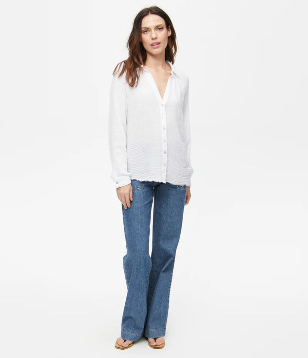 GAUZE TONI BUTTON DOWN SHIRT