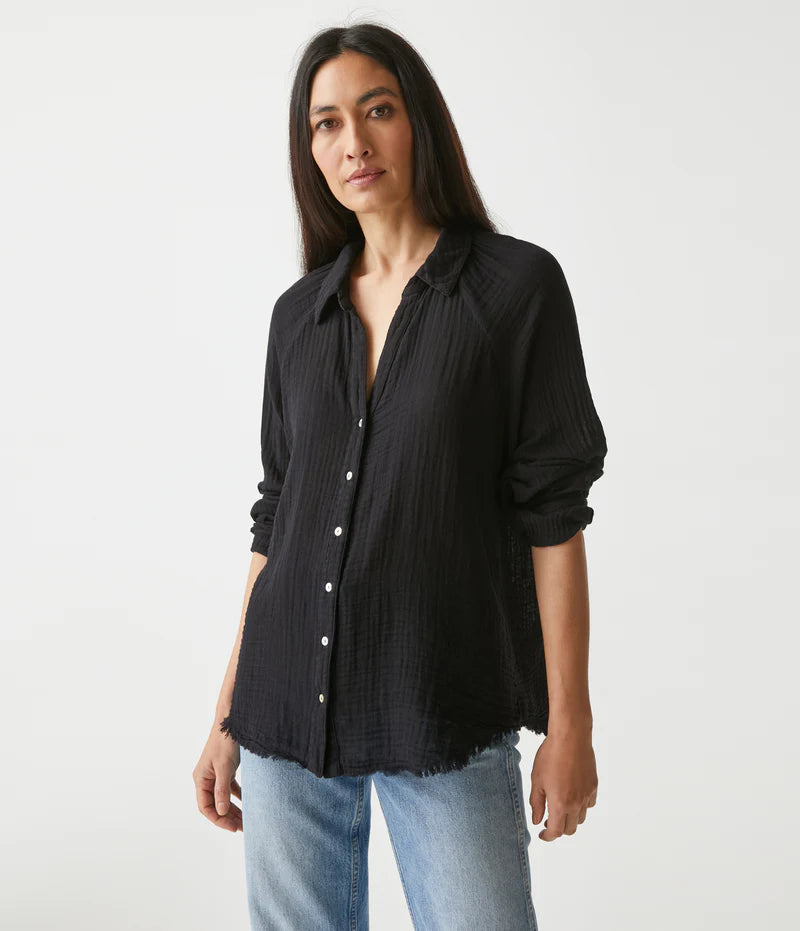 GAUZE TONI BUTTON DOWN SHIRT