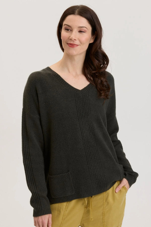 GRESHAM V NECK SWEATER