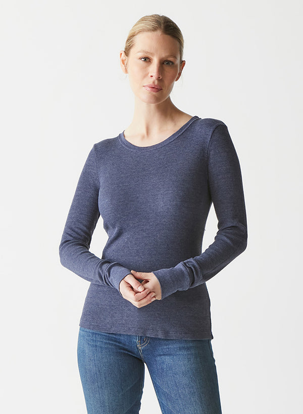 JULIET CREW NECK TOP (available in moonlit)