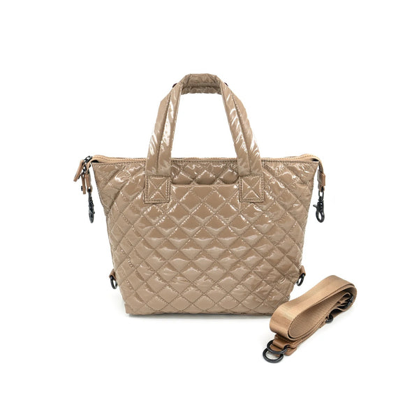 QUILTED PATENT BAG (available in black & mocha)