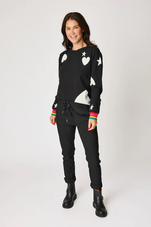 STARS & HEARTS SWEATER