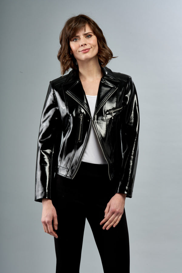 SHINY MOTO JACKET