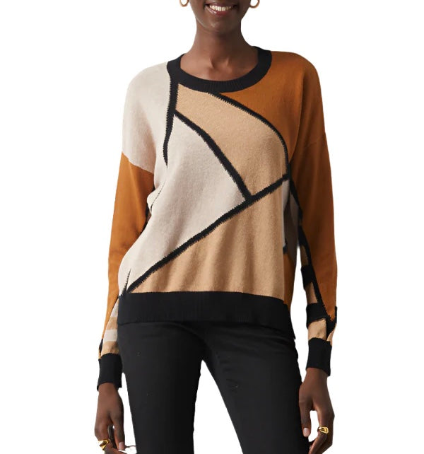 MOSAIC INTARSIA SWEATER