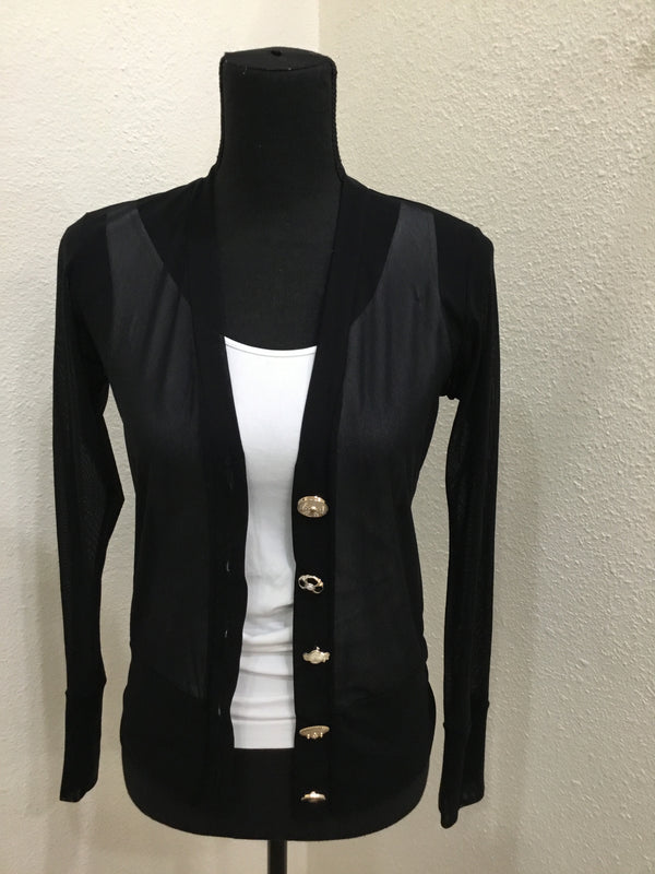 CARDI WITH DECORATIVE BUTTONS