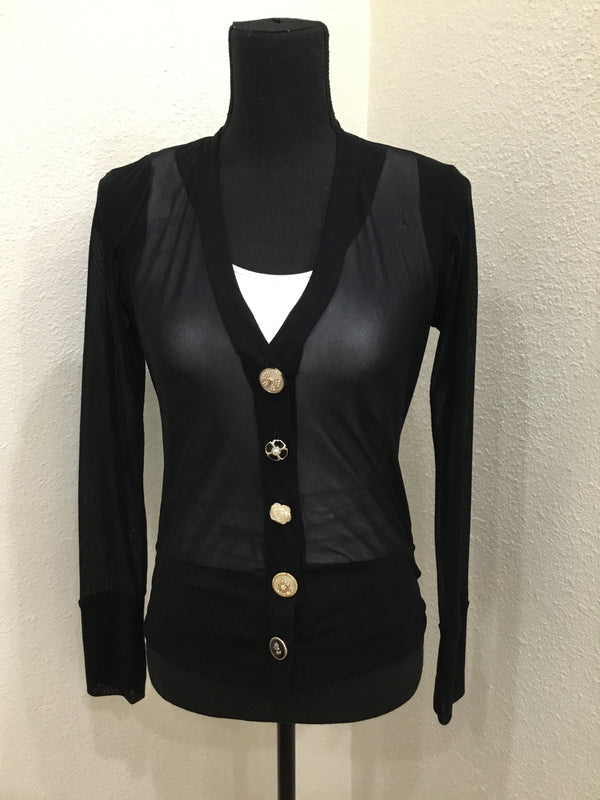 CARDI WITH DECORATIVE BUTTONS