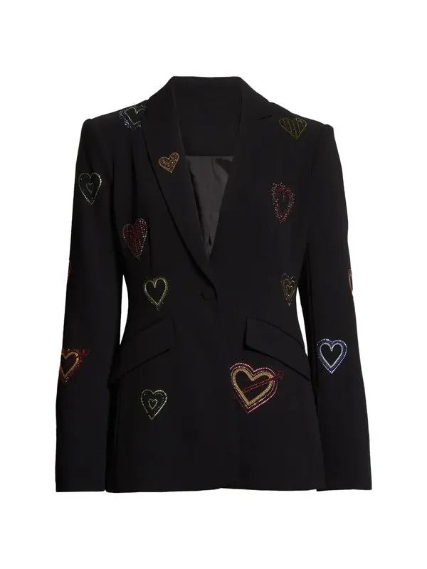 SONYA RHINESTONE HEART JACKET