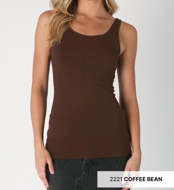 BRA FRIENDLY TANK TOP  (all colors) NEW COLORS ADDED