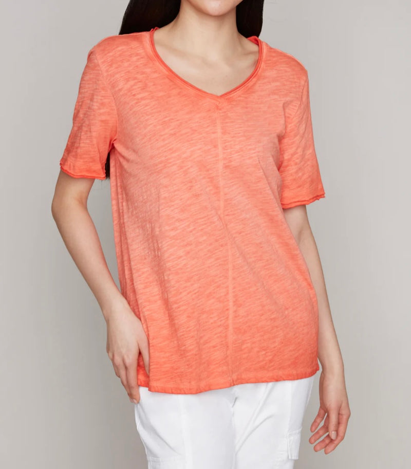 V NECK SHORT SLEEVE TEE (available in more colors)