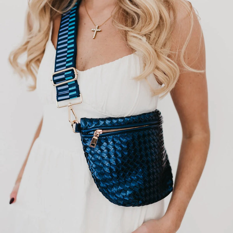 WESTLYN METALLIC WOVEN BAG ( available in more colors)