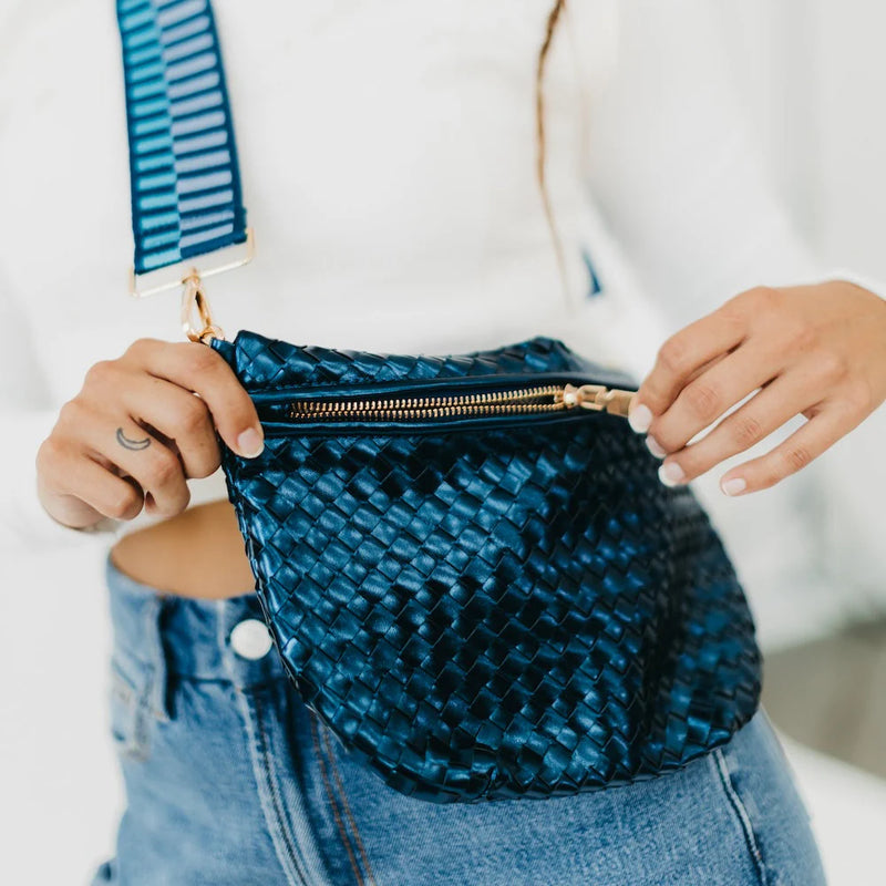 WESTLYN METALLIC WOVEN BAG ( available in more colors)