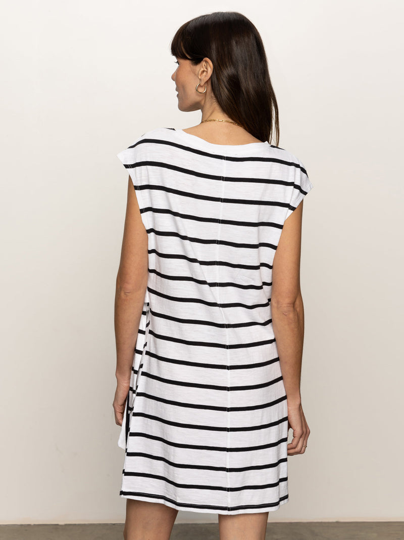 SIDE TIE T SHIRT DRESS