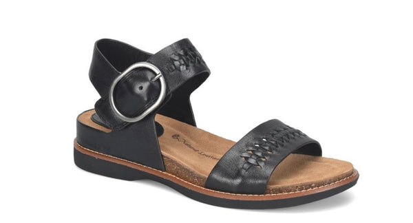 BRAIDED SANDAL WITH BUCKLE