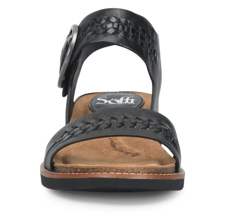 BRAIDED SANDAL WITH BUCKLE